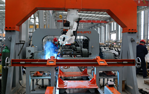 車(chē)橋板簧焊接裝配線2